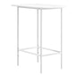 Home Bar, Bar Table, Bar Height, Pub, 36 Rectangular, Small, Kitchen, White