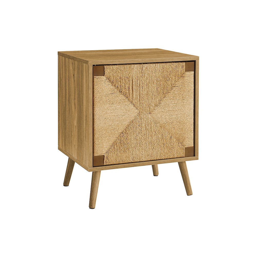 Accent Table, End, Storage, Small, Seagrass, Modern