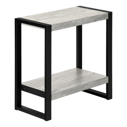 Accent Table, Side, End, Nightstand, Lamp, Living Room, Bedroom, Grey Laminate
