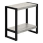 Accent Table, Side, End, Nightstand, Lamp, Living Room, Bedroom, Grey Laminate
