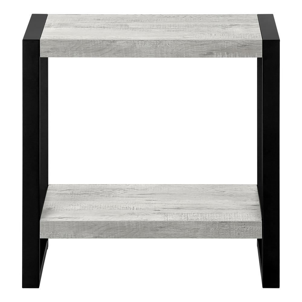 Accent Table, Side, End, Nightstand, Lamp, Living Room, Bedroom, Grey Laminate