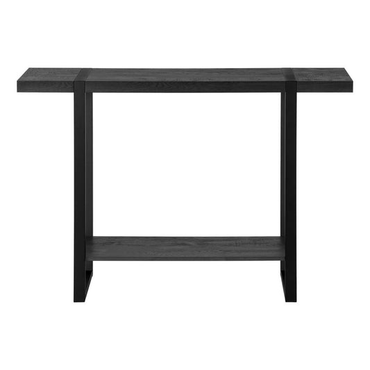 Accent Table, Console, Entryway, Narrow, Sofa, Living Room, Bedroom, Black
