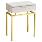 Accent Table, Side, End, Nightstand, Lamp, Storage Drawer, Living Room
