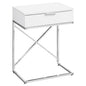 Accent Table, Side, End, Nightstand, Lamp, Storage Drawer, Living Room, Bedroom