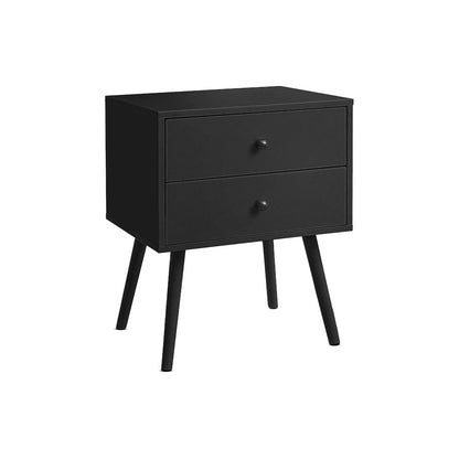 Accent Table, Storage Drawer, Black Laminate, Modern, Contemporary