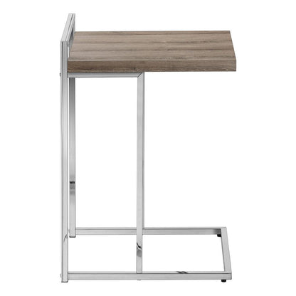 Accent Table, C-shaped, End, Side, Snack, Living Room, Bedroom