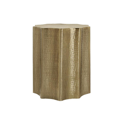 Accent Table, Drum, Side, End, Nightstand, Lamp, Living Room, Bedroom, Gold