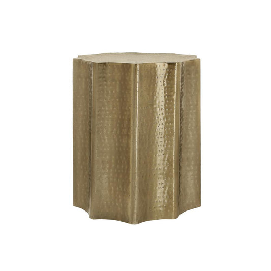 Accent Table, Drum, Side, End, Nightstand, Lamp, Living Room, Bedroom, Gold