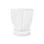 Accent Table, Drum, Side, End, Nightstand, Lamp, Living Room, Bedroom, White