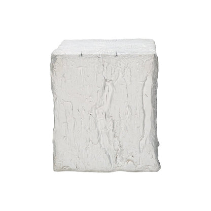 Accent Table, 25H, End, Nightstand, Side Table, Square, White, Contemporary