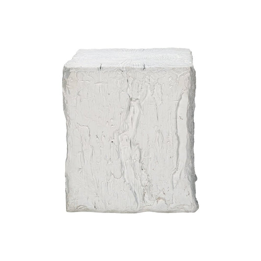 Accent Table, 25H, End, Nightstand, Side Table, Square, White, Contemporary