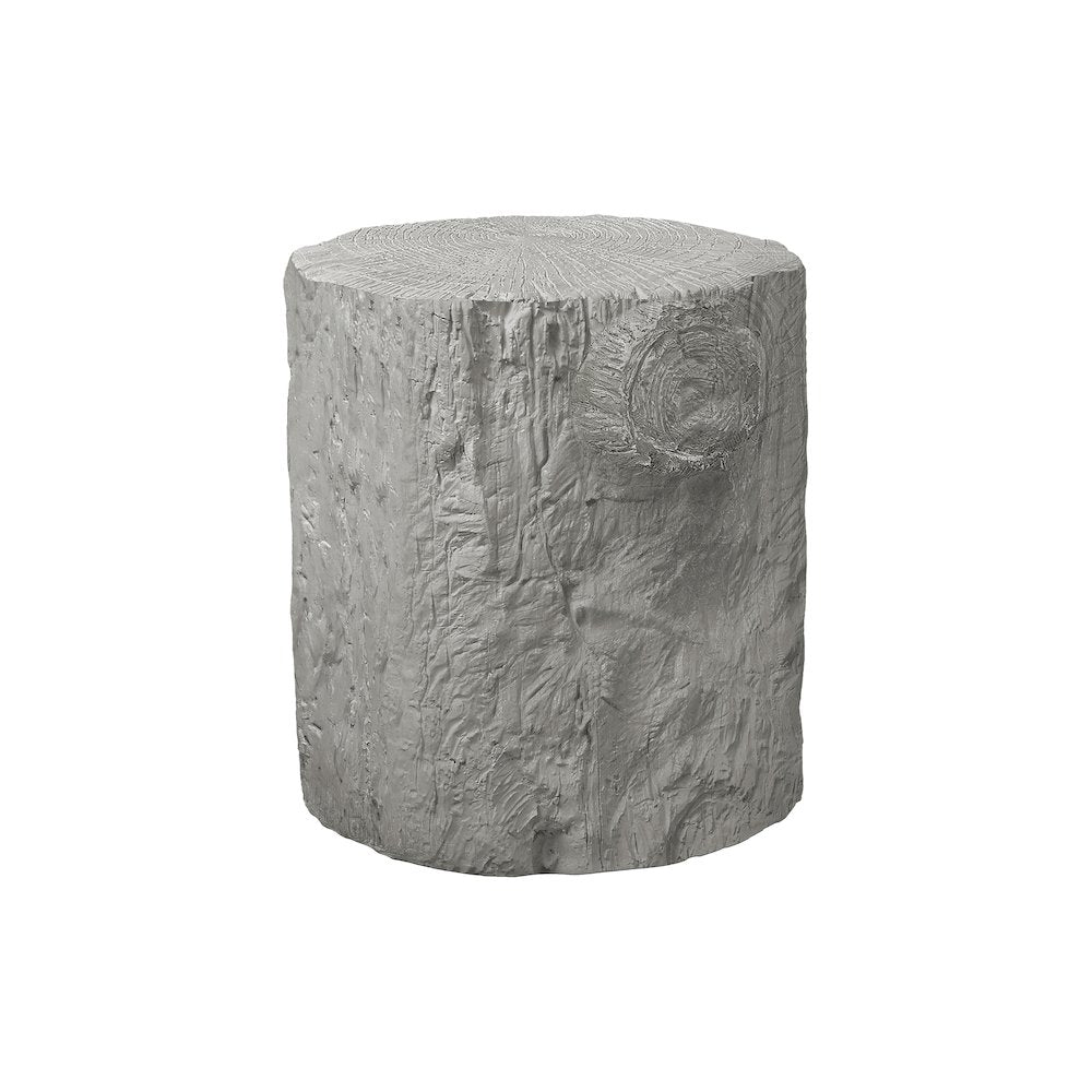 Accent Table, 25H, Drum, End, Nightstand, Round, Side Table, Grey, Contemporary