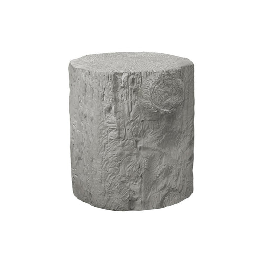 Accent Table, 25H, Drum, End, Nightstand, Round, Side Table, Grey, Contemporary