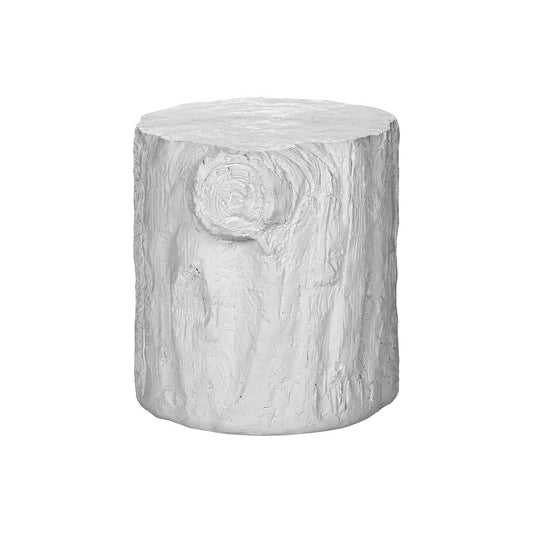 Accent Table, 25H, Drum, End, Nightstand, Round, Side Table, White, Contemporary