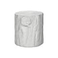 Accent Table, 25H, Drum, End, Nightstand, Round, Side Table, White, Contemporary