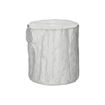 Accent Table, 25H, Drum, End, Nightstand, Round, Side Table, White, Contemporary