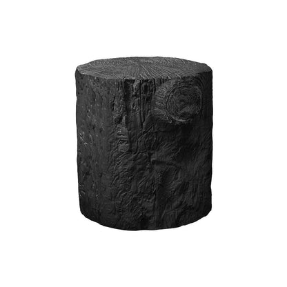 Accent Table, 25H, Drum, End, Nightstand, Round, Side Table, Black, Contemporary
