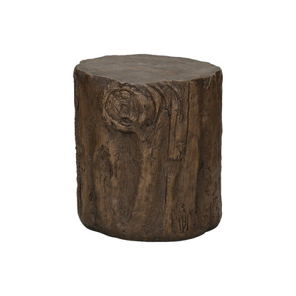 Accent Table 25H, Drum, End, Nightstand, Round, Side Table, Walnut, Contemporary