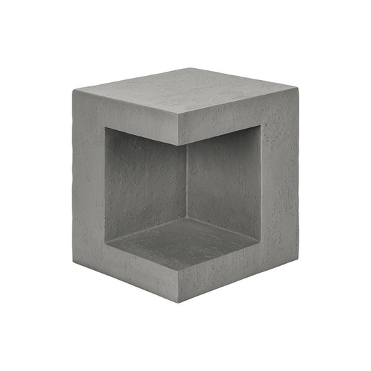 Accent Table, 25H, Side Table, Nightstand, End, Square, Grey, Contemporary