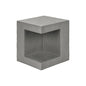 Accent Table, 25H, Side Table, Nightstand, End, Square, Grey, Contemporary