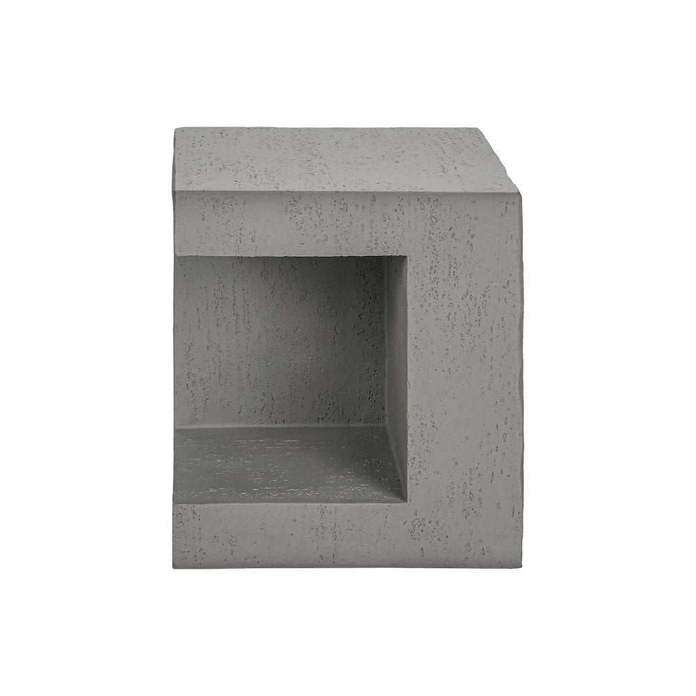 Accent Table, 25H, Side Table, Nightstand, End, Square, Grey, Contemporary