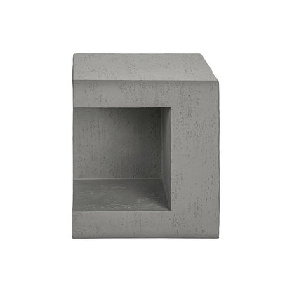 Accent Table, 25H, Side Table, Nightstand, End, Square, Grey, Contemporary