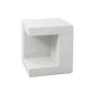 Accent Table, 25H, Side Table, Nightstand, End, Square, White, Contemporary