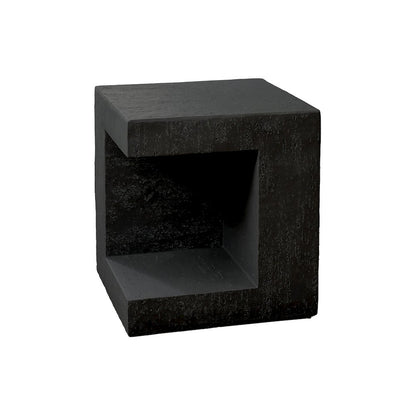 Accent Table, 25H, Side Table, Nightstand, End, Square, Black, Contemporary