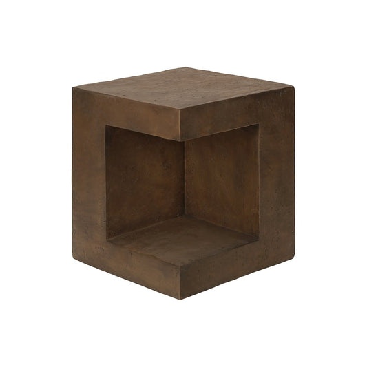 Accent Table, 25H, Side Table, Nightstand, End, Square, Walnut, Contemporary