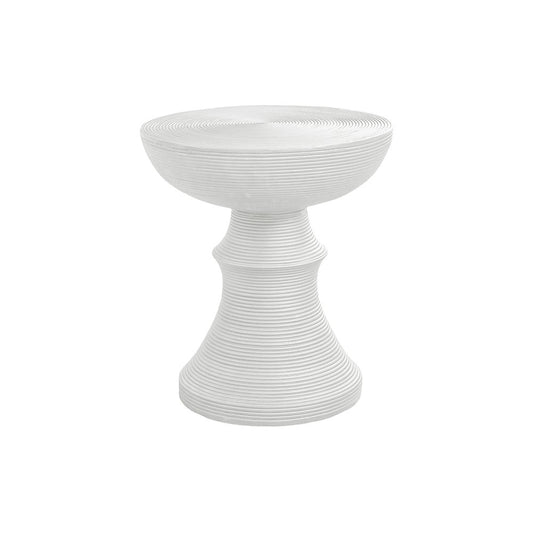 Accent Table, 25H, Side Table, End, Nightstand, Round, White, Contemporary