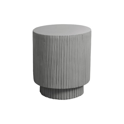 Accent Table, 25H, End, Nightstand, Round, Side Table, Grey, Contemporary