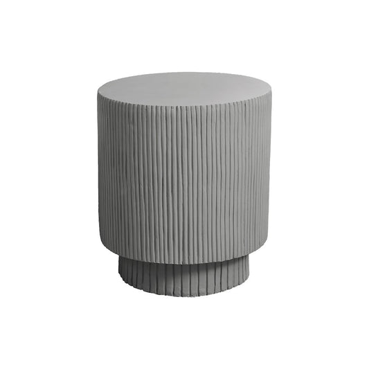 Accent Table, 25H, End, Nightstand, Round, Side Table, Grey, Contemporary