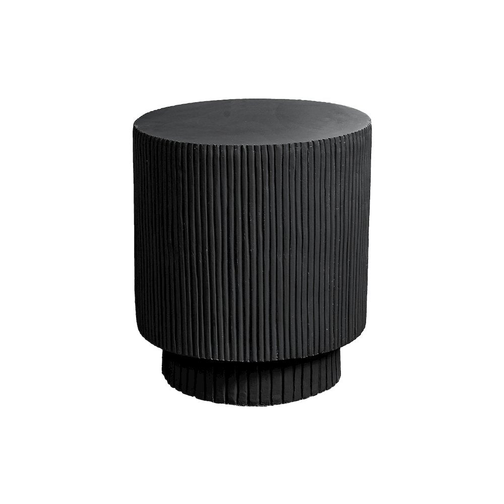Accent Table, 25H, End, Nightstand, Round, Side Table, Black, Contemporary