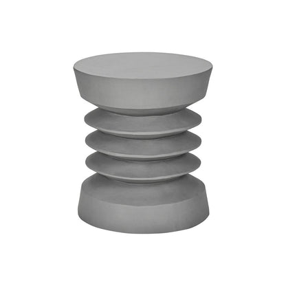 Accent Table, 25H, Side Table, End, Nightstand, Round, Grey, Contemporary