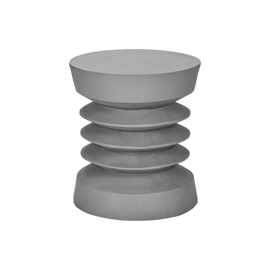 Accent Table, 25H, Side Table, End, Nightstand, Round, Grey, Contemporary