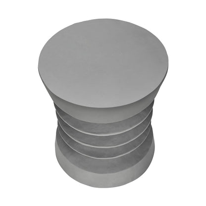 Accent Table, 25H, Side Table, End, Nightstand, Round, Grey, Contemporary