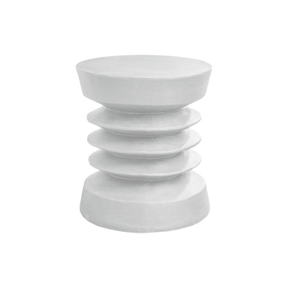 Accent Table, 25H, Side Table, End, Nightstand, Round, White, Contemporary