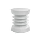 Accent Table, 25H, Side Table, End, Nightstand, Round, White, Contemporary