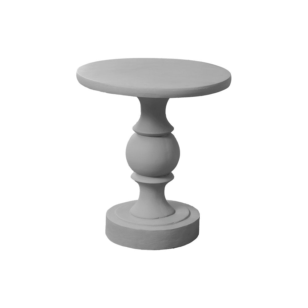 Accent Table, 25H, End, Nightstand, Round, Side Table, Grey, Transitional