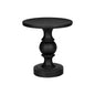 Accent Table, 25H, End, Nightstand, Round, Side Table, Black, Transitional