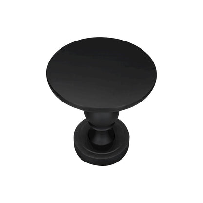 Accent Table, 25H, End, Nightstand, Round, Side Table, Black, Transitional