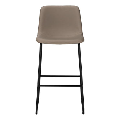 Office Chair, Bar Height, Standing, Computer Desk, Work, Brown Leather Look