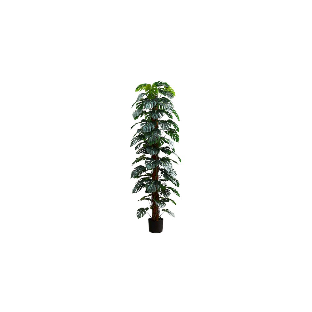 Artificial Plant, 83" Tall, Monstera Tree, Floor, Indoor