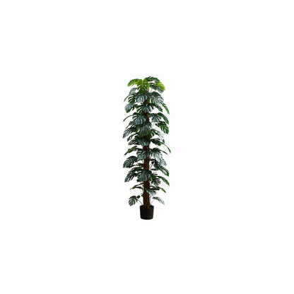 Artificial Plant, 83" Tall, Monstera Tree, Floor, Indoor