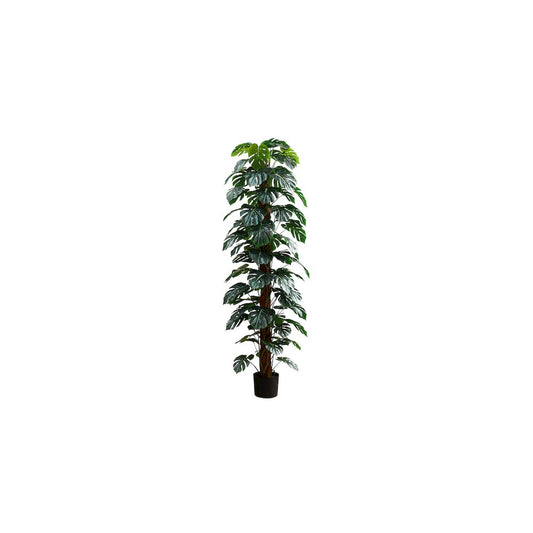 Artificial Plant, 83" Tall, Monstera Tree, Floor, Indoor