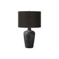 Lighting, Table Lamp, 24"H, Black Ceramic, Black Shade, Contemporary
