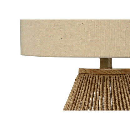Lighting, 22"H, Table Lamp, Brown Rope, Beige Shade, Transitional