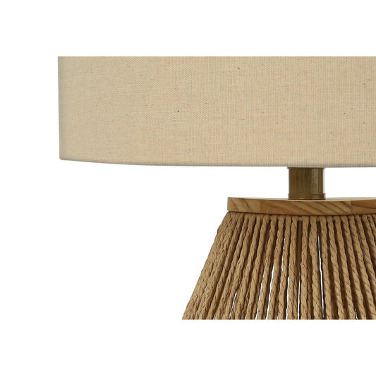 Lighting, 22"H, Table Lamp, Brown Rope, Beige Shade, Transitional