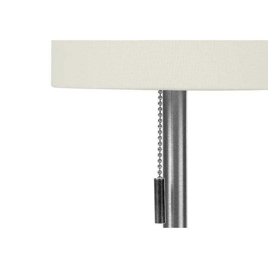 Lighting, Set Of 2, 17H, Table Lamp, Usb Port Included, Nickel
