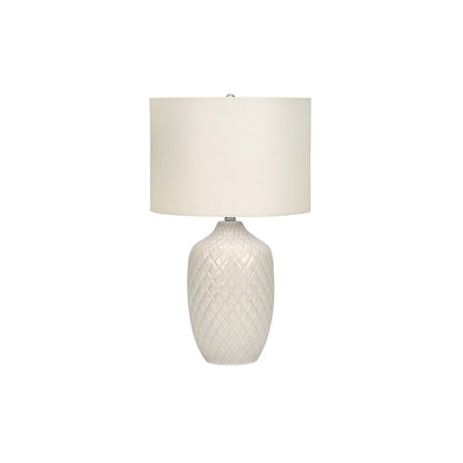 ="Lighting, 25""H, Table Lamp, Cream Ceramic, Ivory / Cream Shade, Transitional